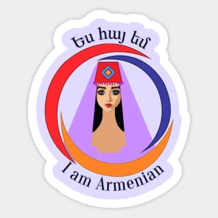 I am Armenian Sticker